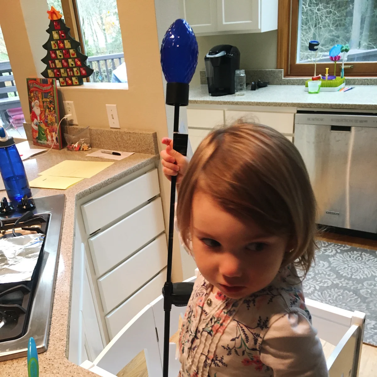 Sweet tired Faye, and her "beautiful wand."
