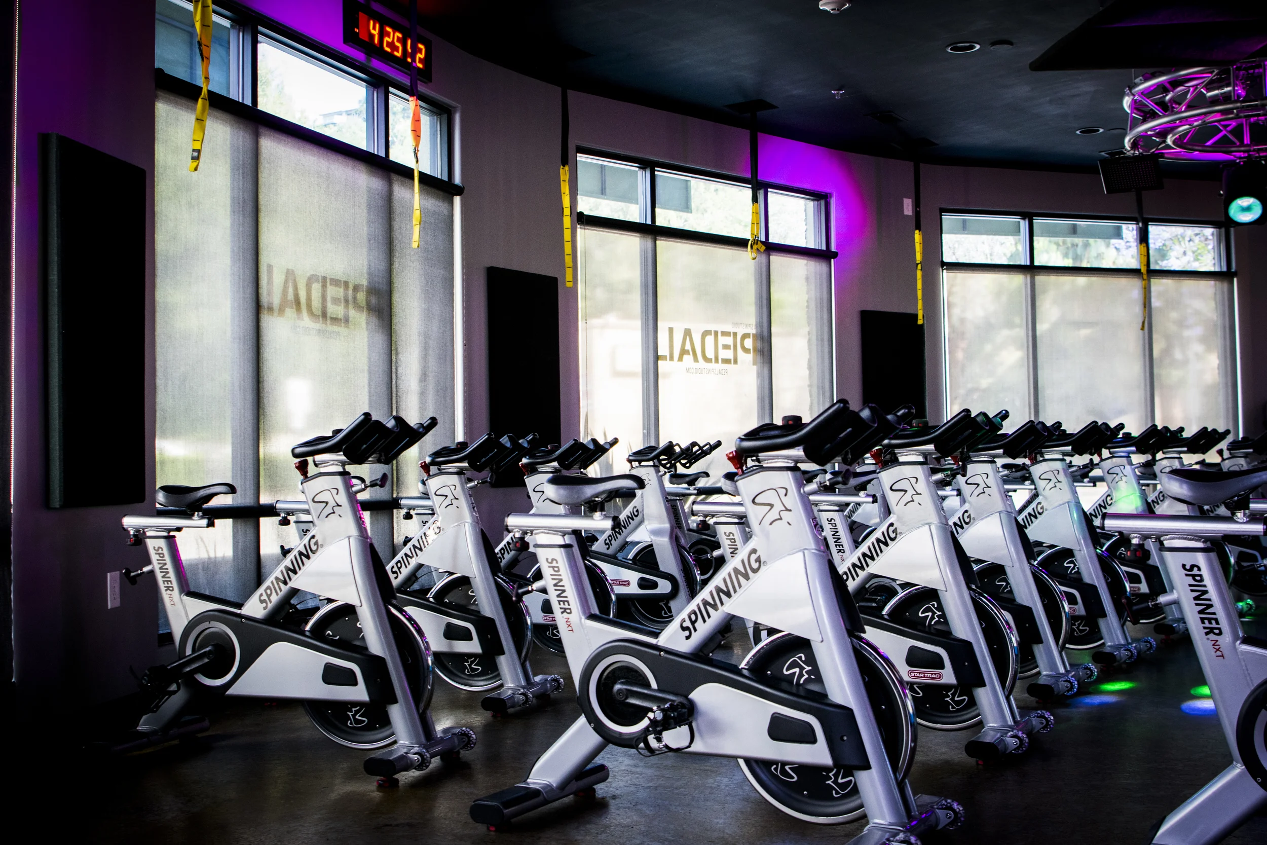 spin class pedals