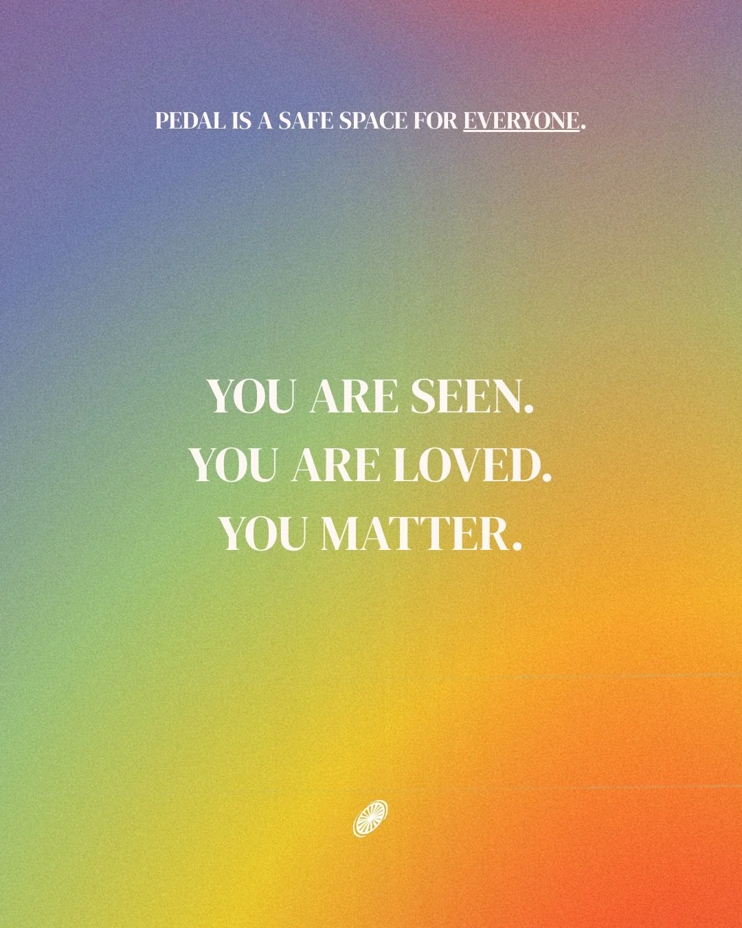 This month, we ride with pride. 🌈

Pedal is a space where every rider belongs, feels seen, and is celebrated exactly as they are. Pride Month is a reminder that movement, community, and self-expression are for everyone !! 

Happy Pride Month Pedal F