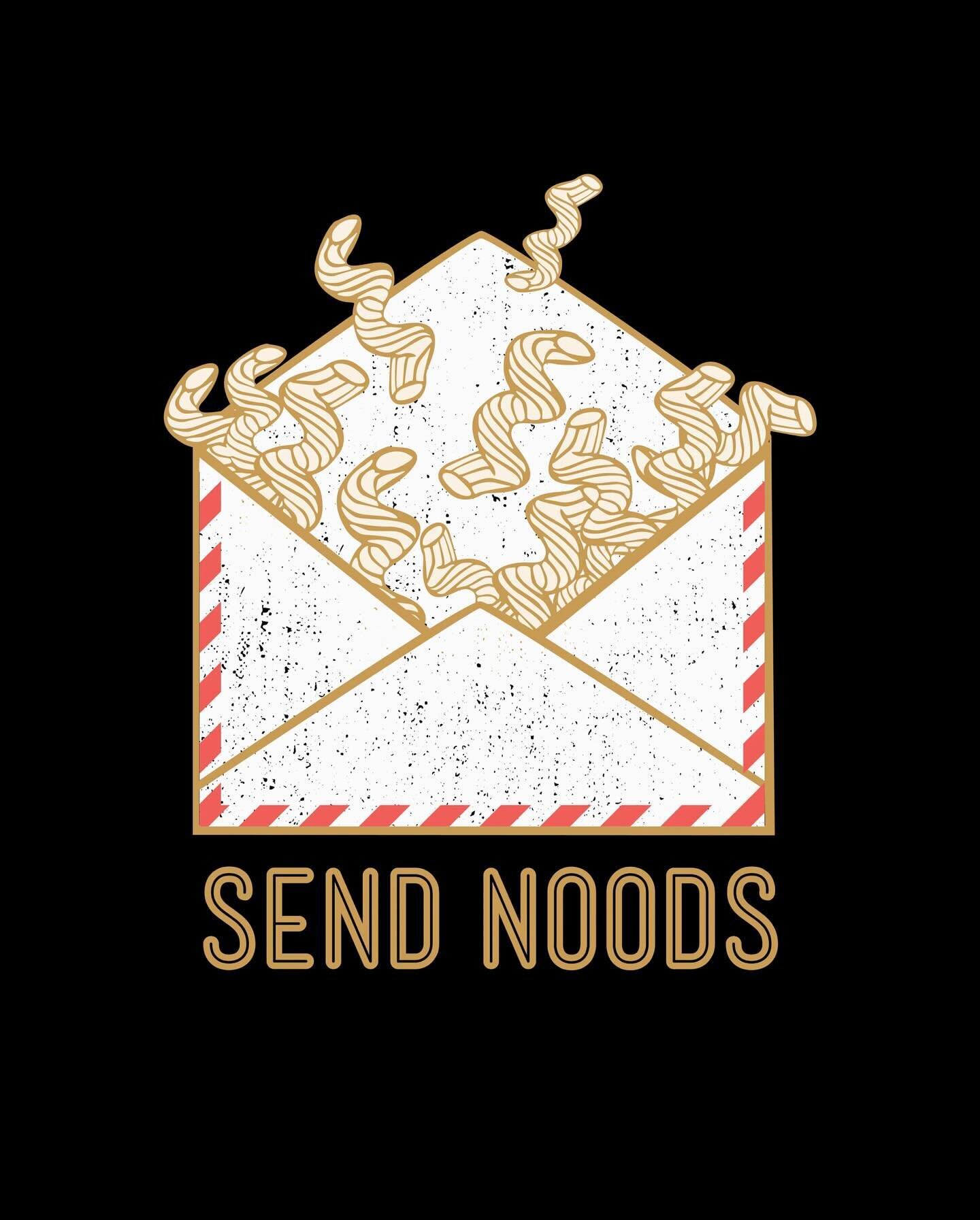 UNIT 69 SENDS NOODS LANE 
🍝 😍 

Available on @cottonbureau 
#letteringart #digitallettering #appareldesign #tshirtdesign #cottonbureau #puns #sendnoods
