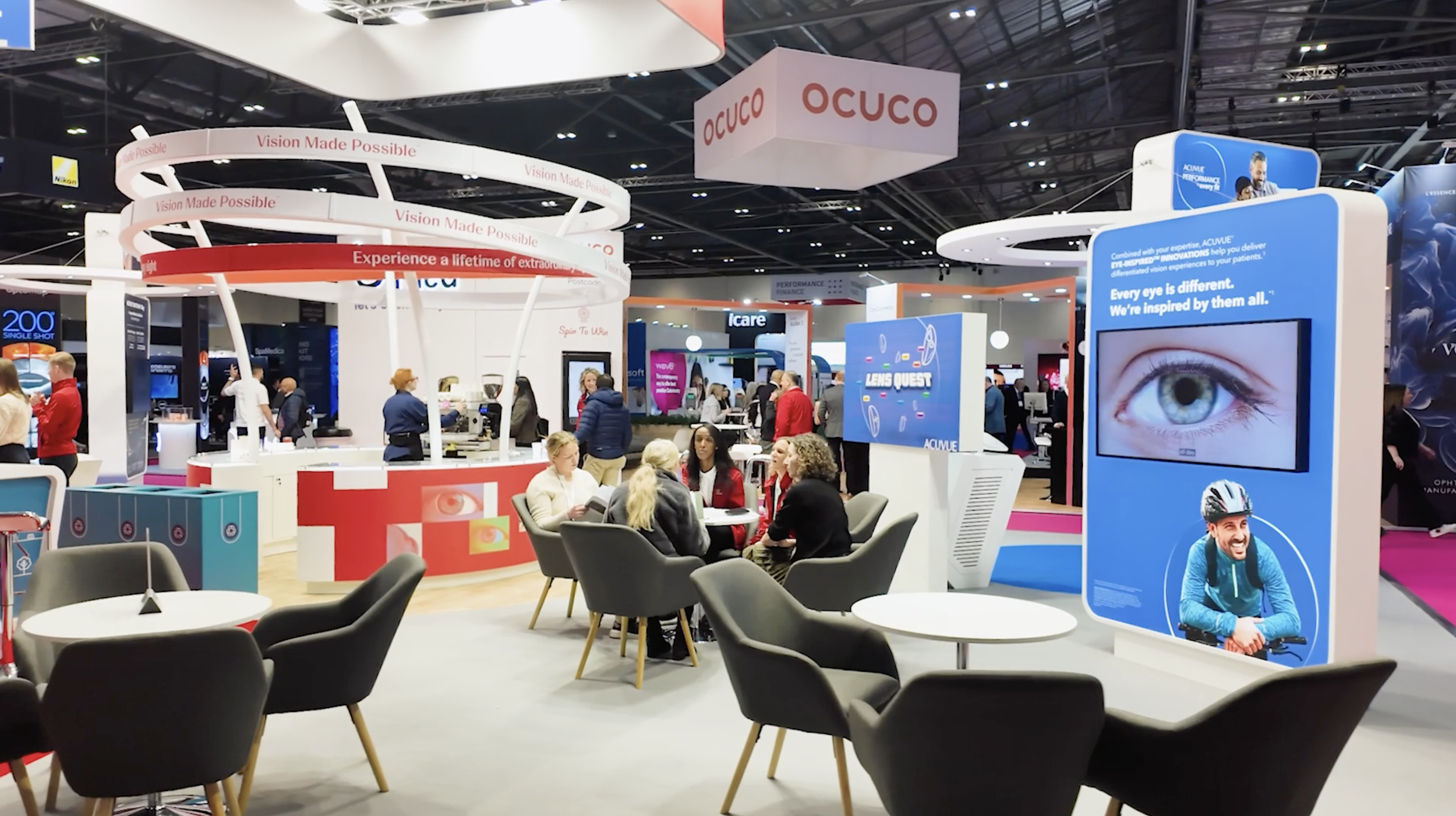 100% OPTICAL WITH JOHNSON &amp; JOHNSON AT  THE EXCEL CENTRE