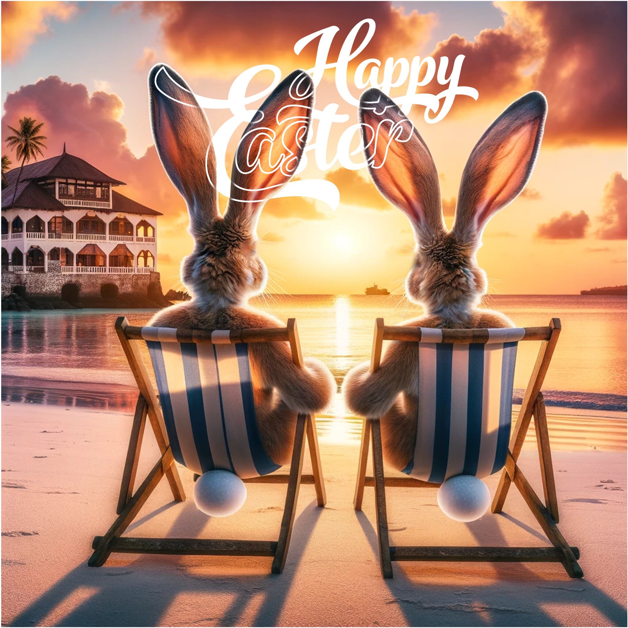 Celebrate the serene beauty of Easter on the tranquil shores of Zanzibar. 🐰🌅 From the soft sandy beaches to the breathtaking sunsets, let the spirit of the season hop into your heart. Wishing everyone a Happy Easter filled with peace, joy, and pict