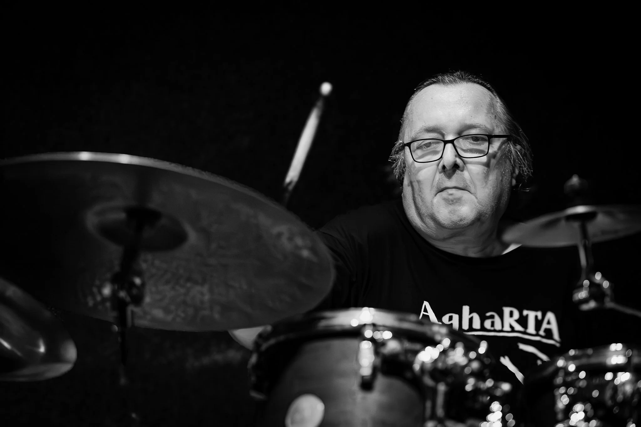 Michal Hejna – drums, AghaRTA Jazz Centrum, Prague, January 2023.
