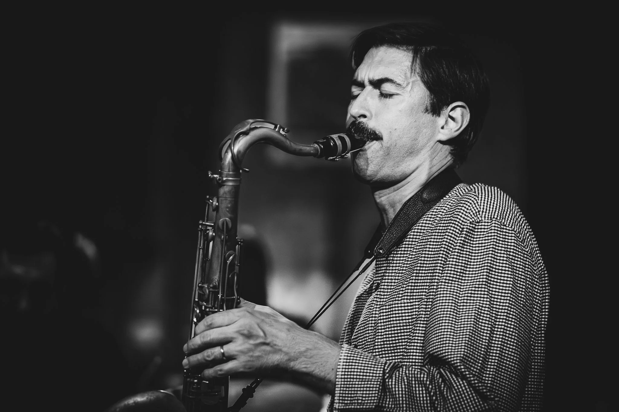James Wylie (sax, Oratos bar, Thessaloniki, November 2023)