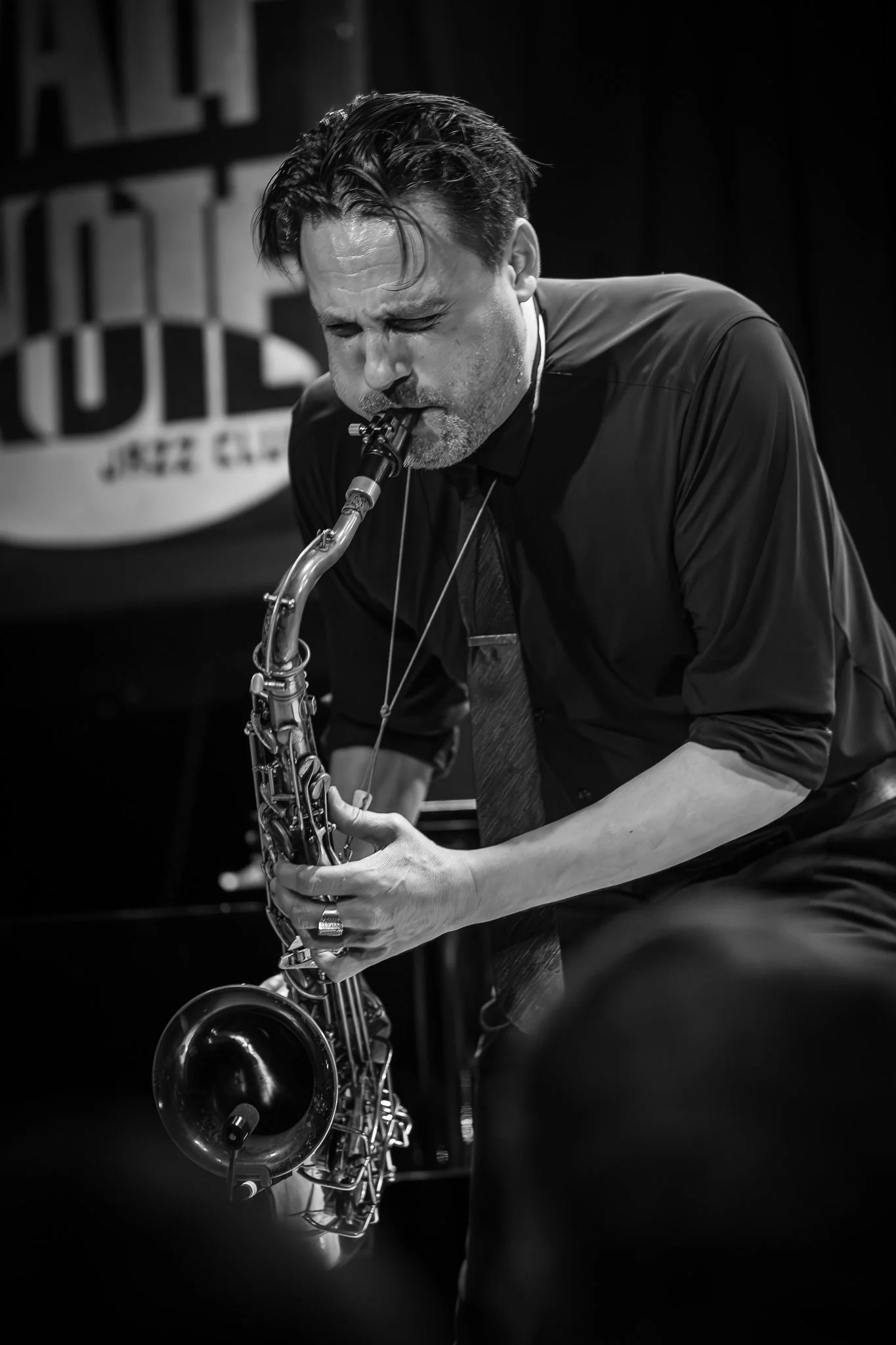 Mat Le Rouge saxophone, Cecilya and the Candy Kings, Half Note Jazz Club, 26 December 2024