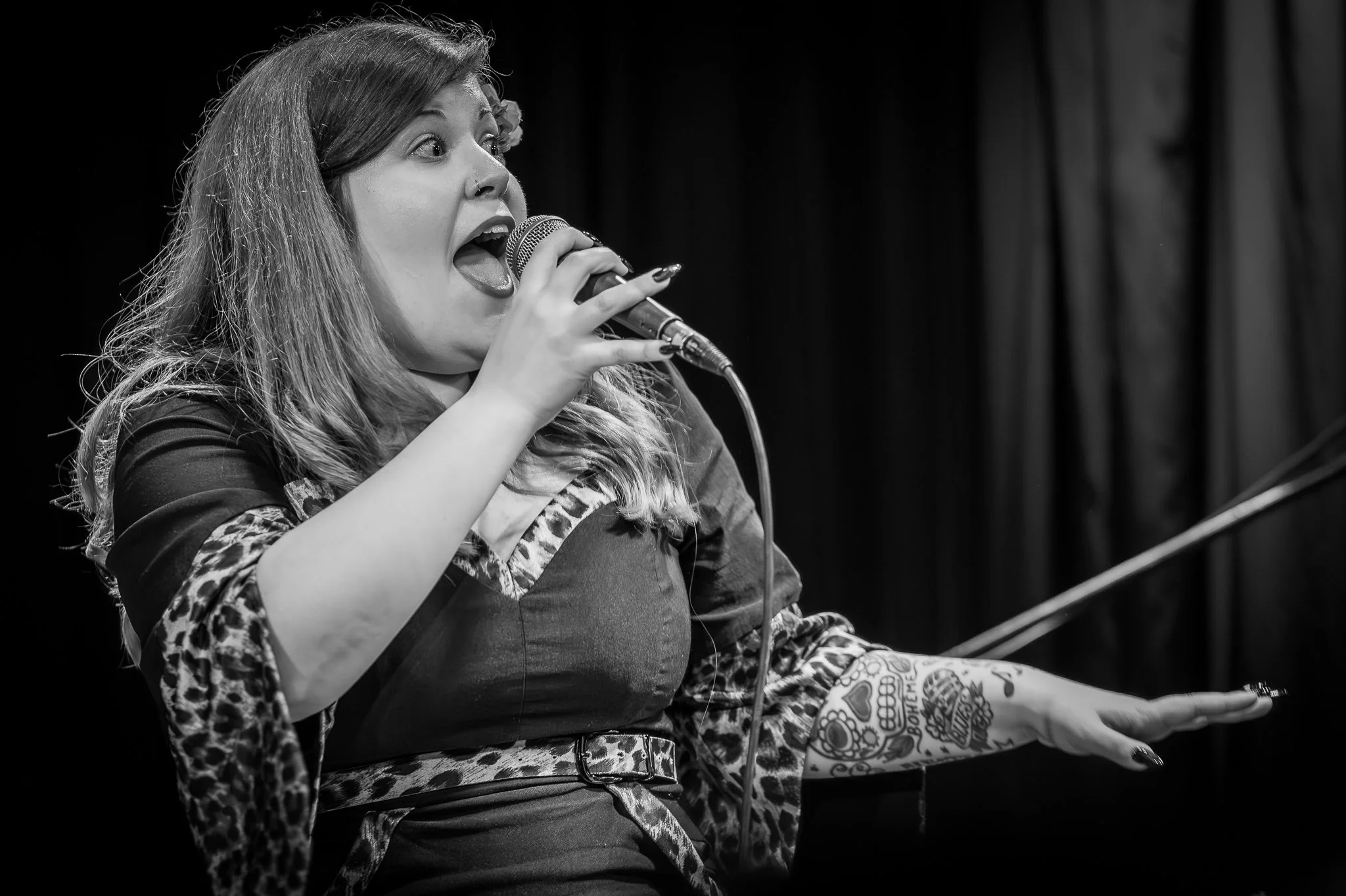 Cecilya Mestres vocals, Cecilya and the Candy Kings, Half Note Jazz Club, 26 December 2024