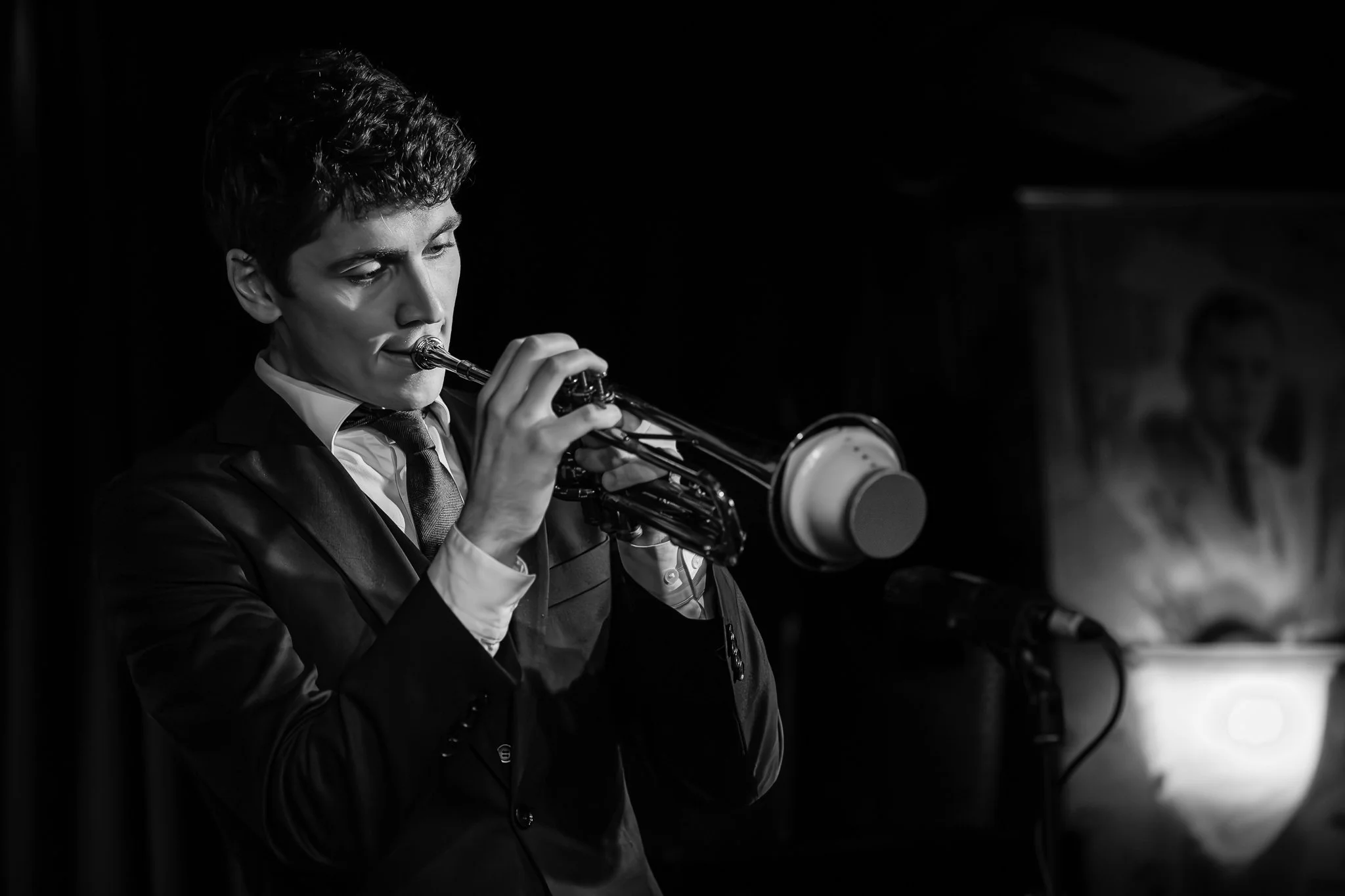 Ola Lømo Ellingsen, trumpet, Herr Nilsen, Oslo, 8 December 2024.