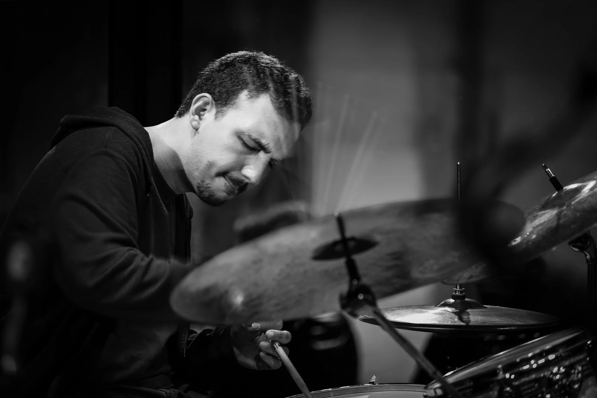 Giorgos Klountzos-Chrysidis (drums, Oratos bar, Thessaloniki, November 2023)