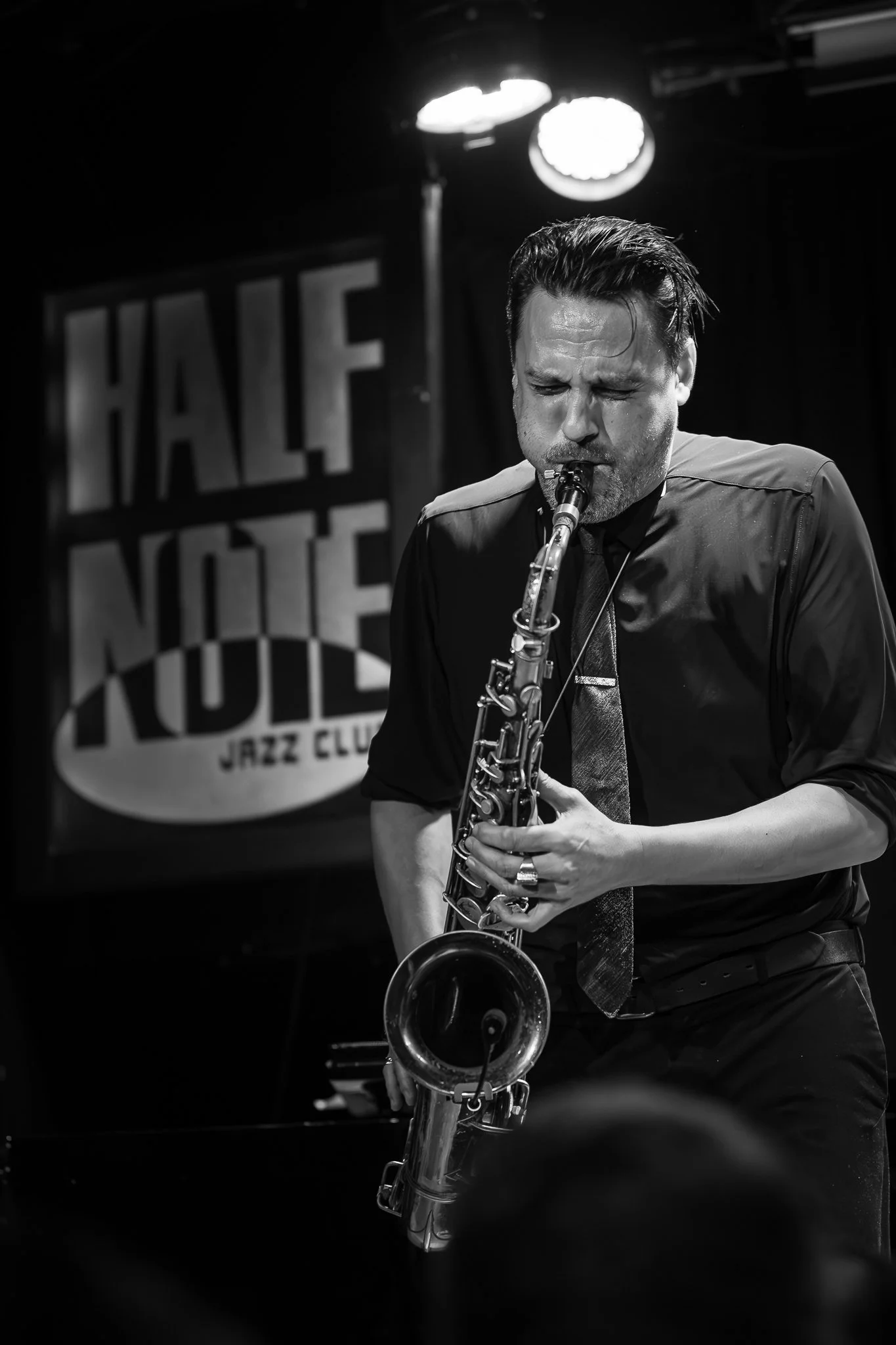 Mat Le Rouge saxophone, Cecilya and the Candy Kings, Half Note Jazz Club, 26 December 2024