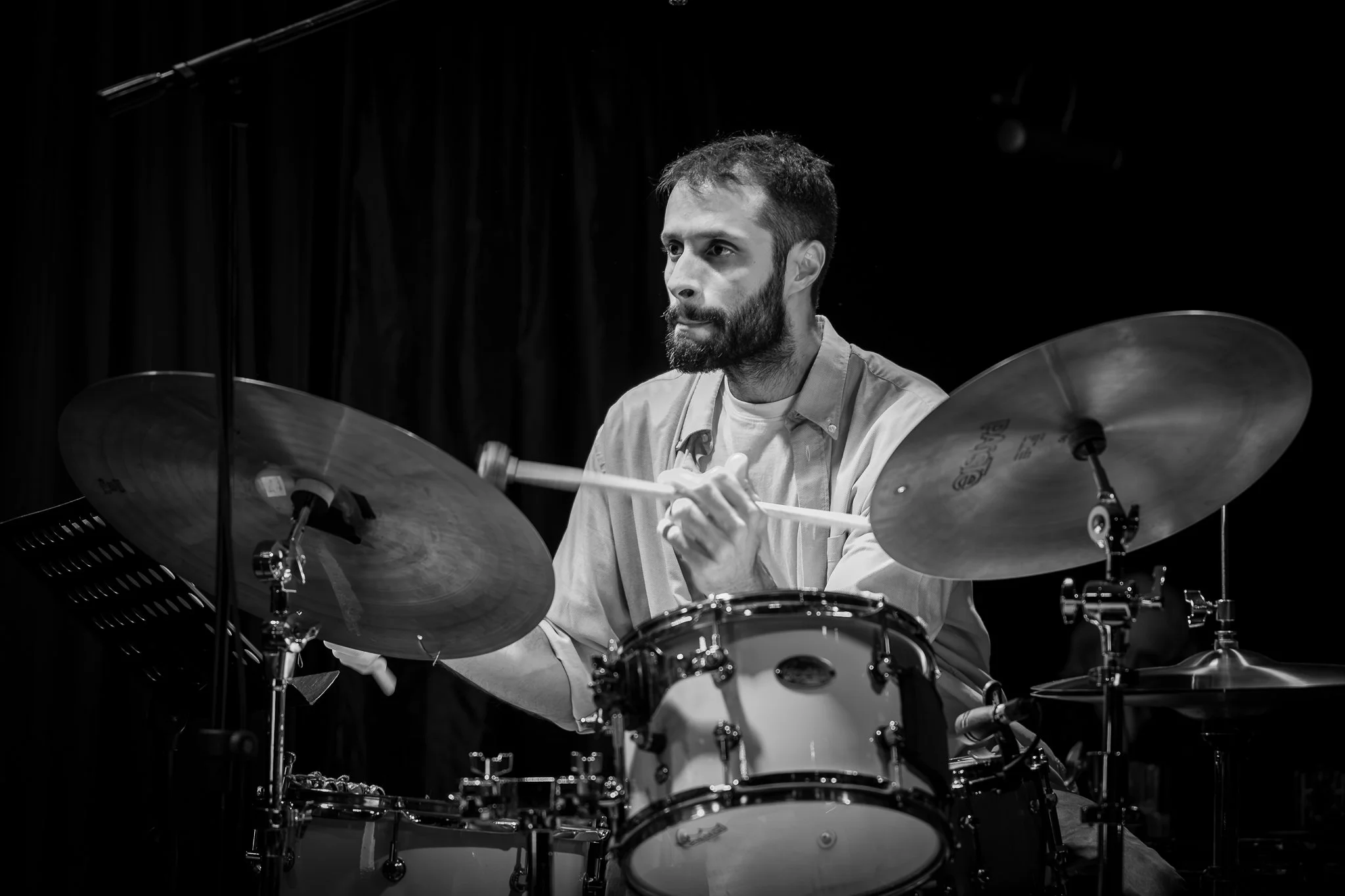 Panagiotis Themas. drums, at Half Note Jazz Club (30 October 2024)