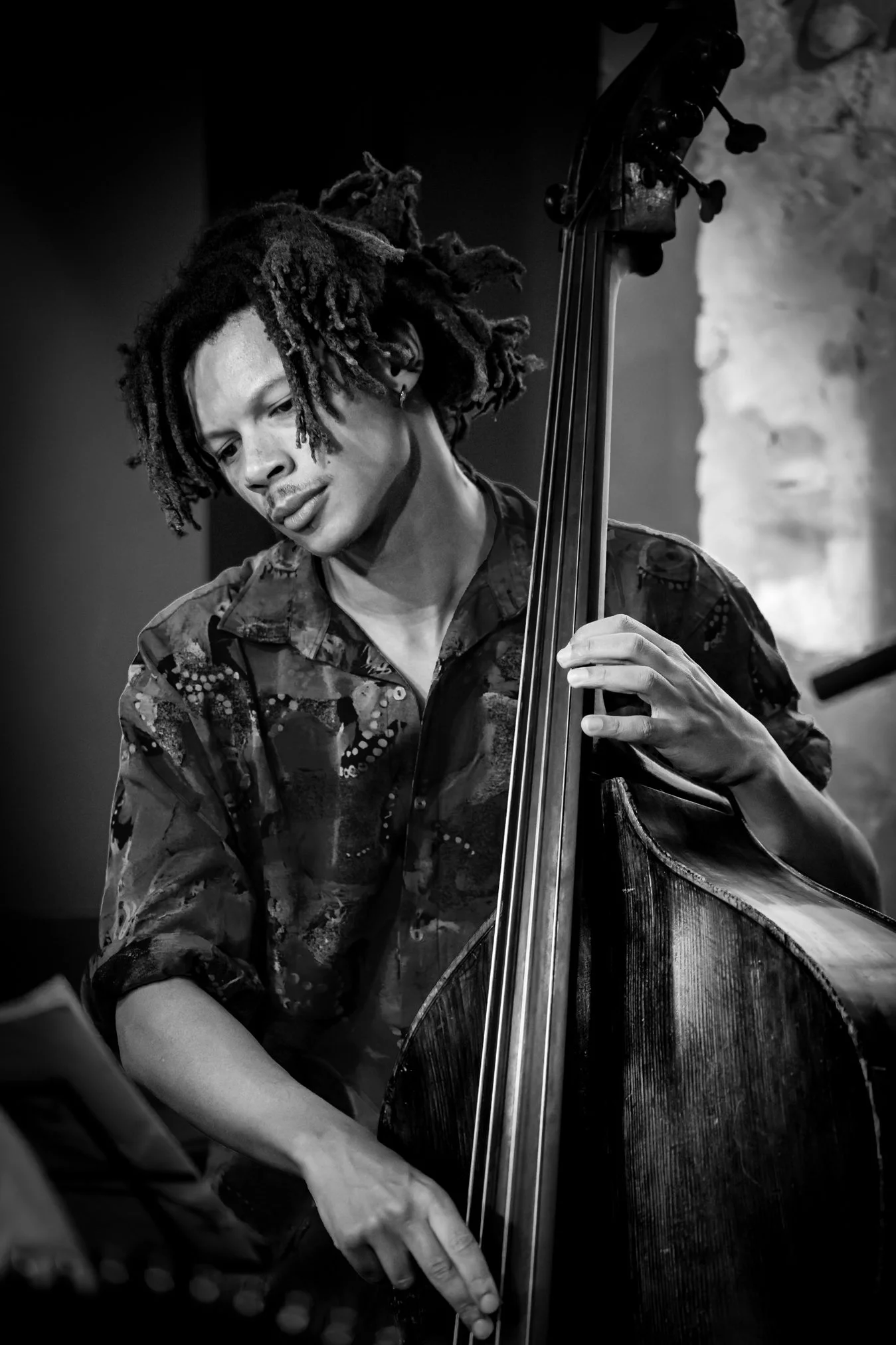  Pierre Martin's band on 20th October 2025 at the Music Village Jazz Club in Brussels. Their gig included jazz versions of groups such as Kneebody, Tigran Hamasyan and Radiohead.  Pierre Martin, Drums  Lucas Dorado, Vibraphone  Noe Clerc, Accordion  