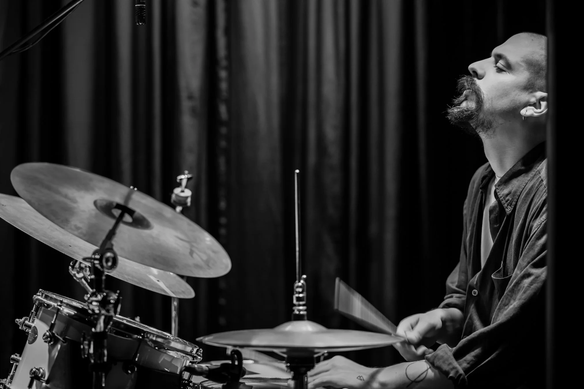  Andreas Polyzogopoulos electric 4ET, 30 October 2025 at Hand Note Jazz Club, Athens.   Andreas Polyzogopoulos, trumpet  Yiannis Papadopoulos, keyboards  George Constantinou, electric bass  Panagiotis Kostopoulos, drums 