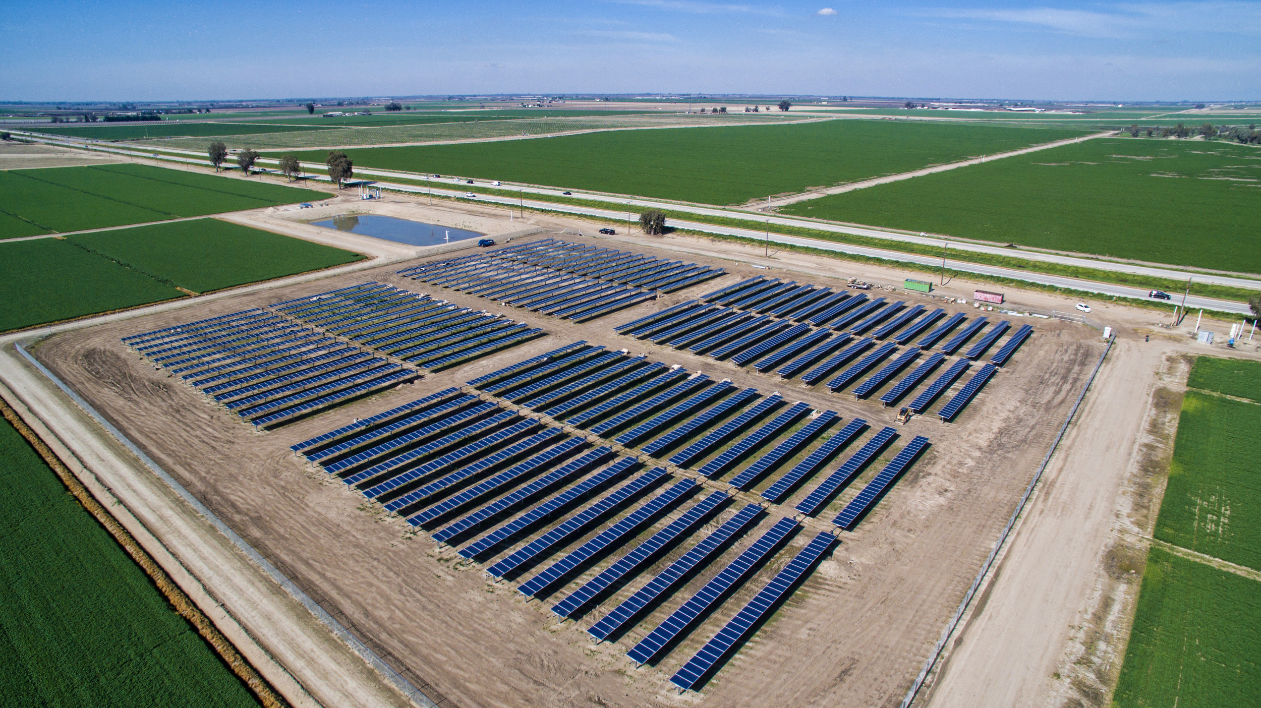 Jack DeJong Dairy Megawatt Pacific Solar Installation