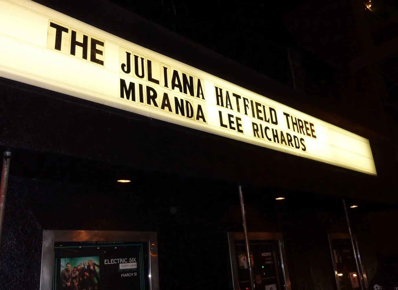 Los Angeles, CA, March 16, 2015 - Set List, Photo Links