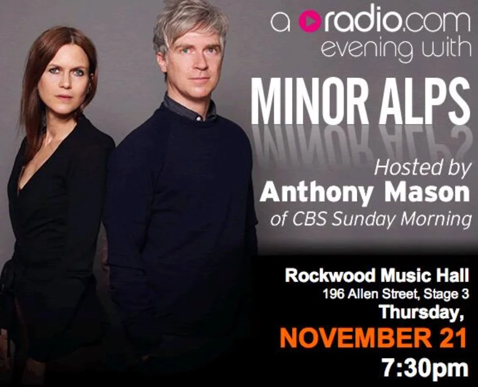Extra Minor Alps show (NY, Tonight)