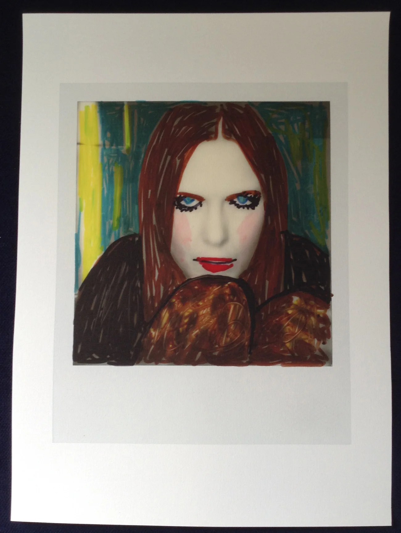 Juliana's Self Portrait Prints On Canvas For Sale