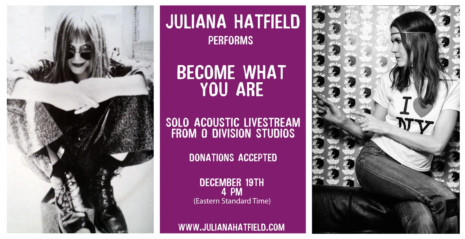 Upcoming Acoustic Livestream Performance of Become What You Are - Dec 19, 2020
