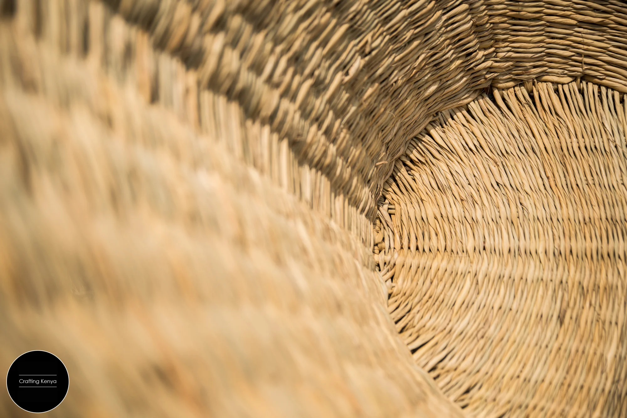 Woven papyrus furniture