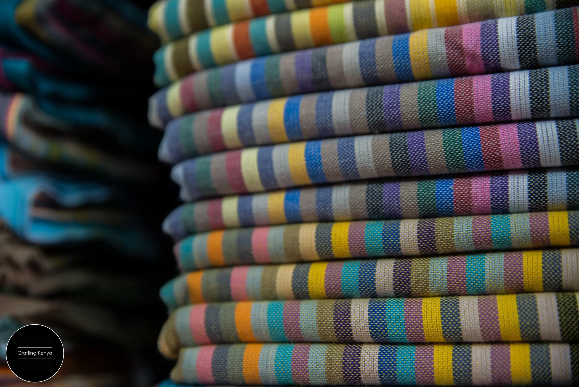 A different variety of the much-loved kikoy shawls