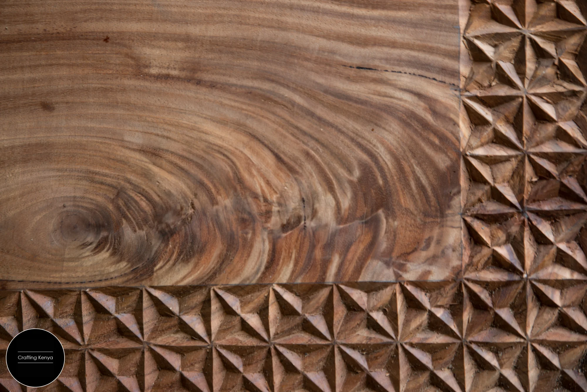 Geometric Swahili wood patterns