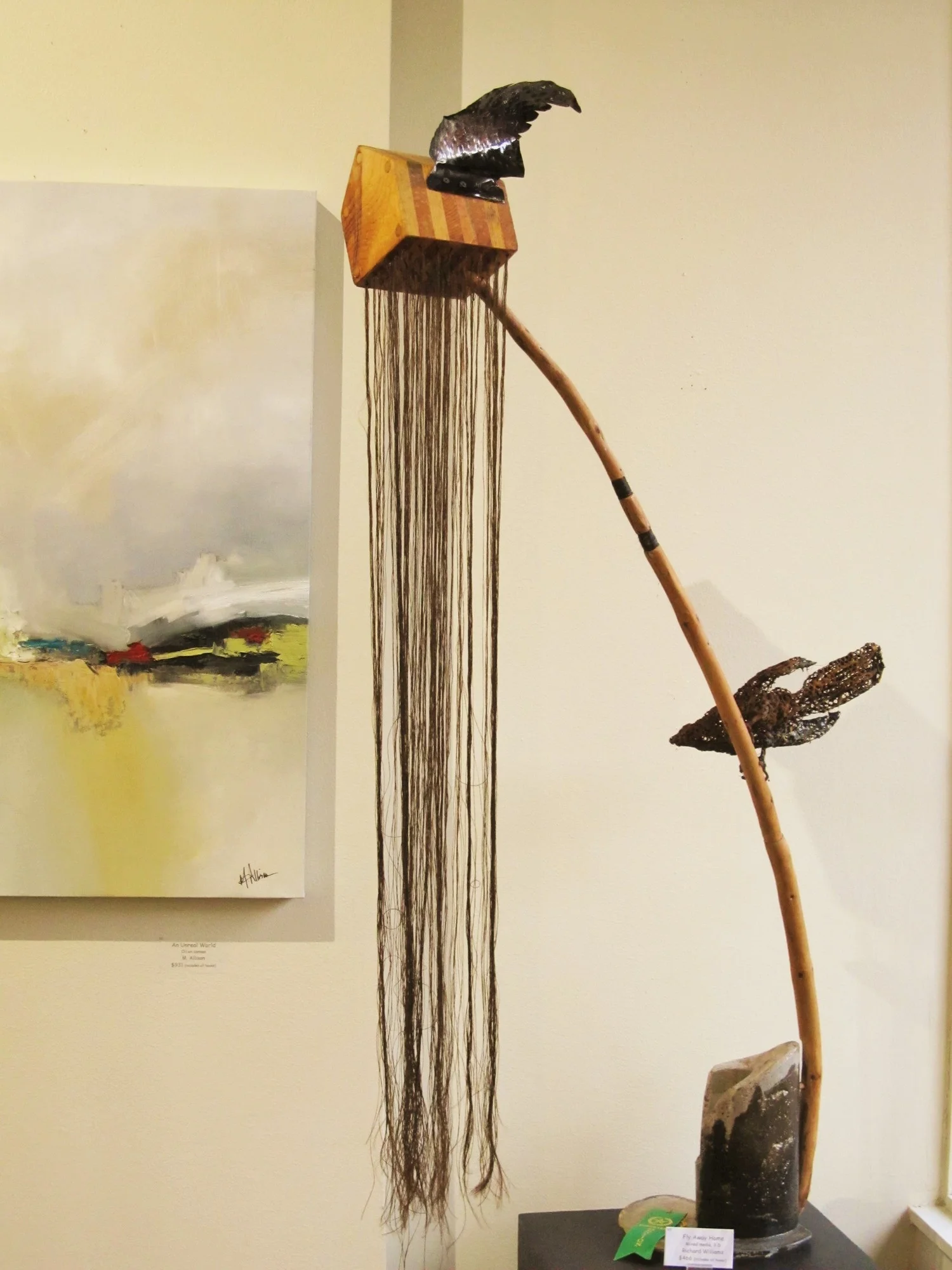 Reining down with grace.