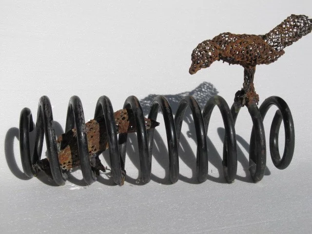  Domestic Violence 2 birds. one captured inside. Sold 