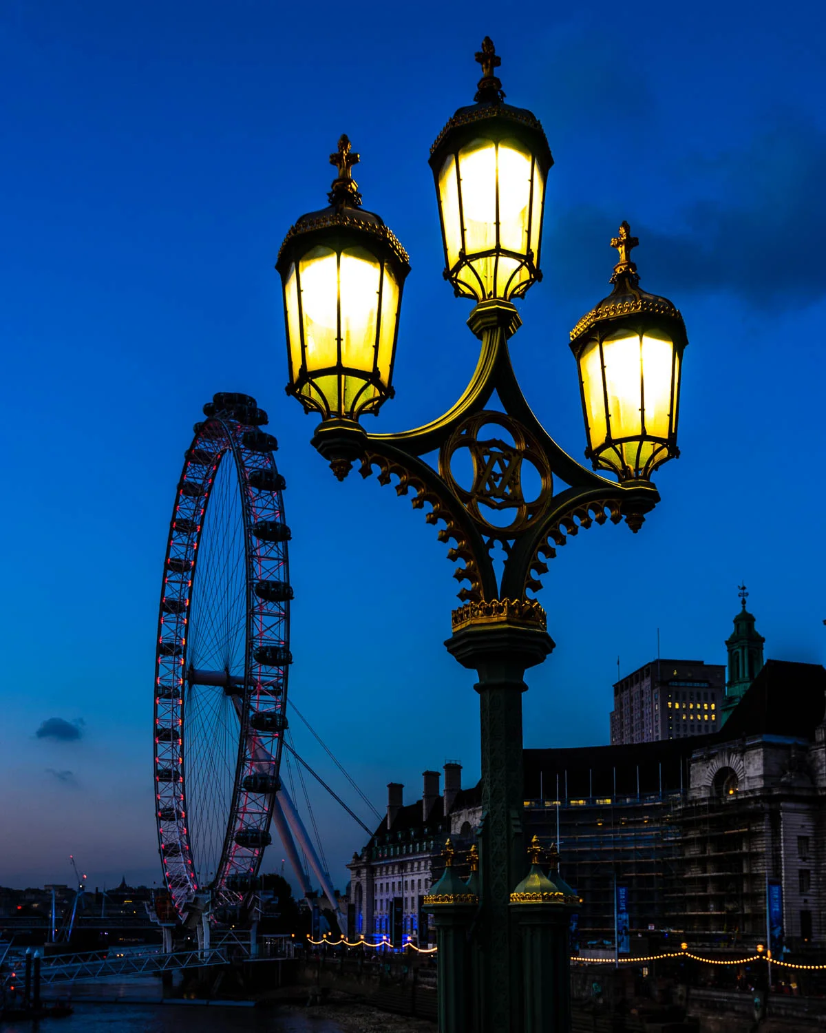 The London Eye at Twilight