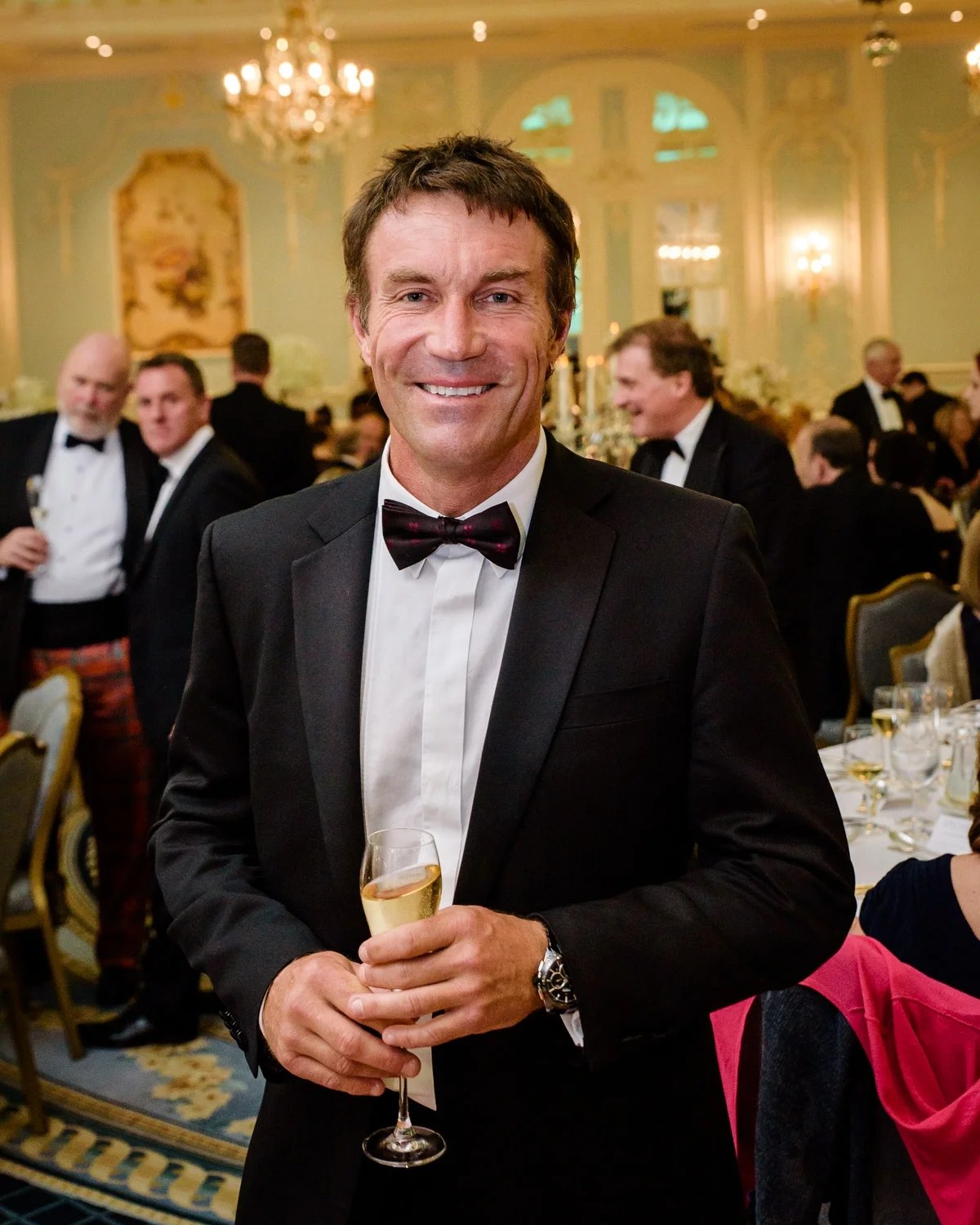 Former Wimbledon Champion Pat Cash. Orchid Cancer Charity Ball, Savoy Hotel