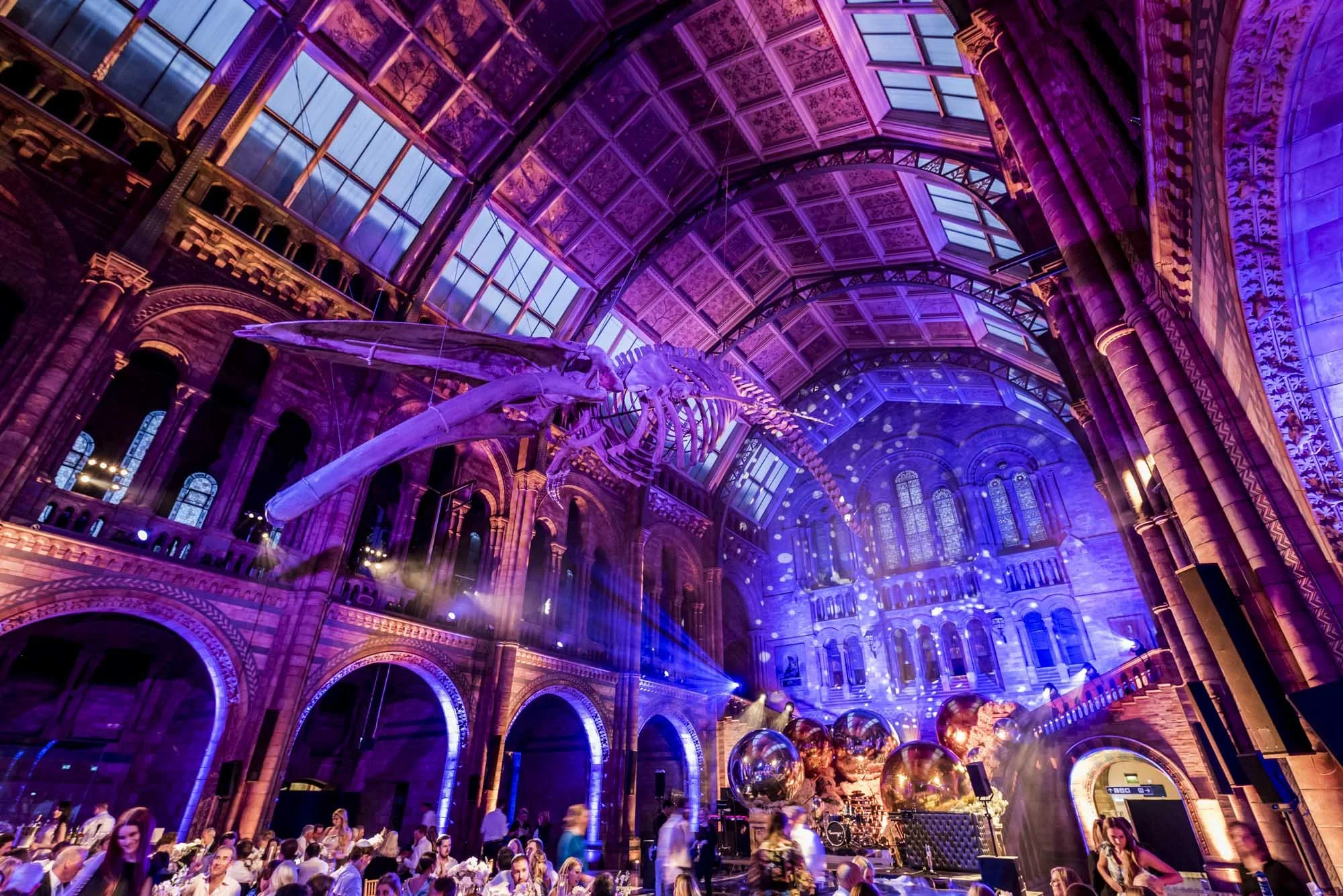  Venue: Natural History Museum, Production: Bespoke Events London, Wedding Planner: Susie Evans, Decor: Larry Walshe 