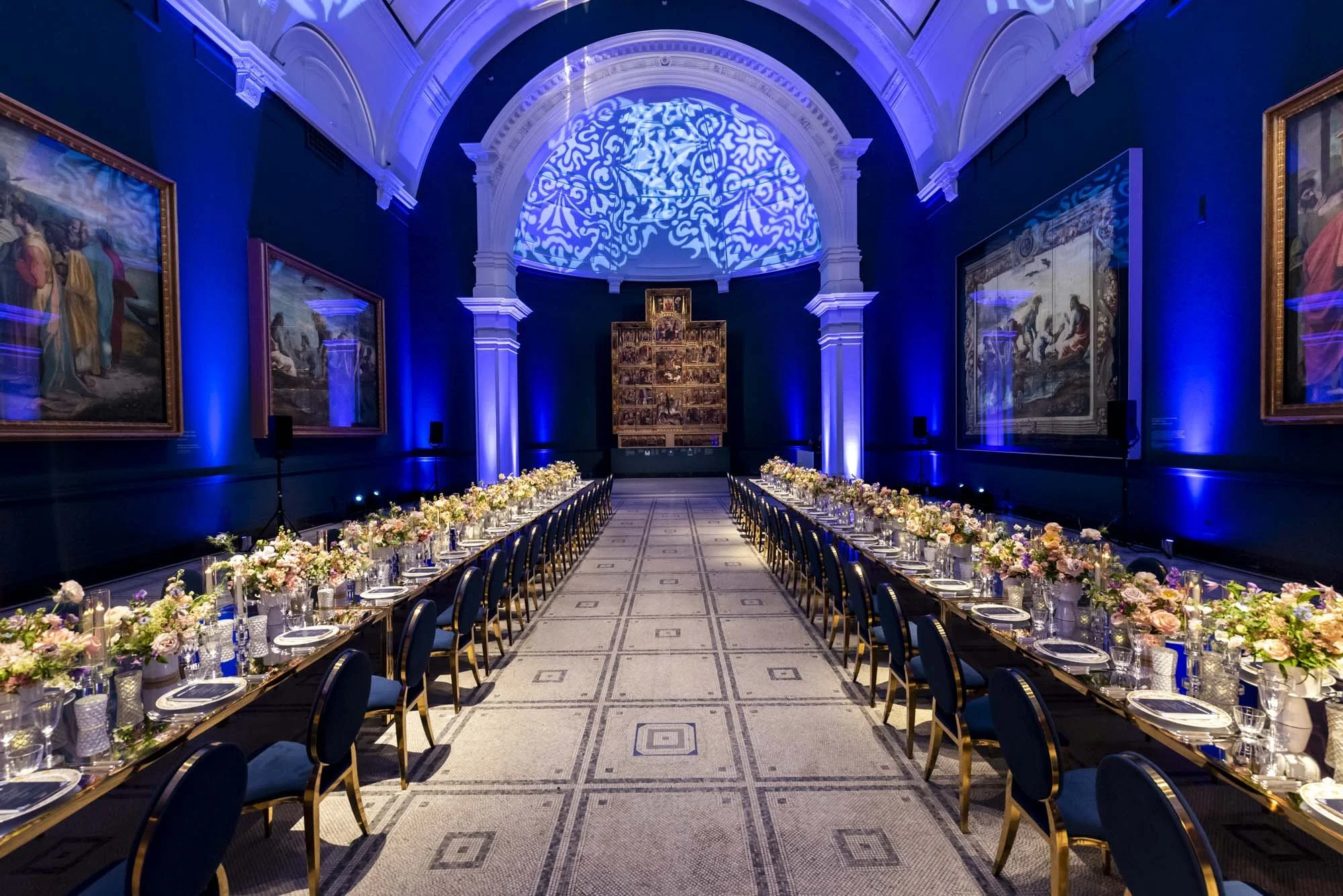  Venue: The V&amp;A Museum, Design &amp; Production: Bespoke Events London, Decor: Larry Walshe 
