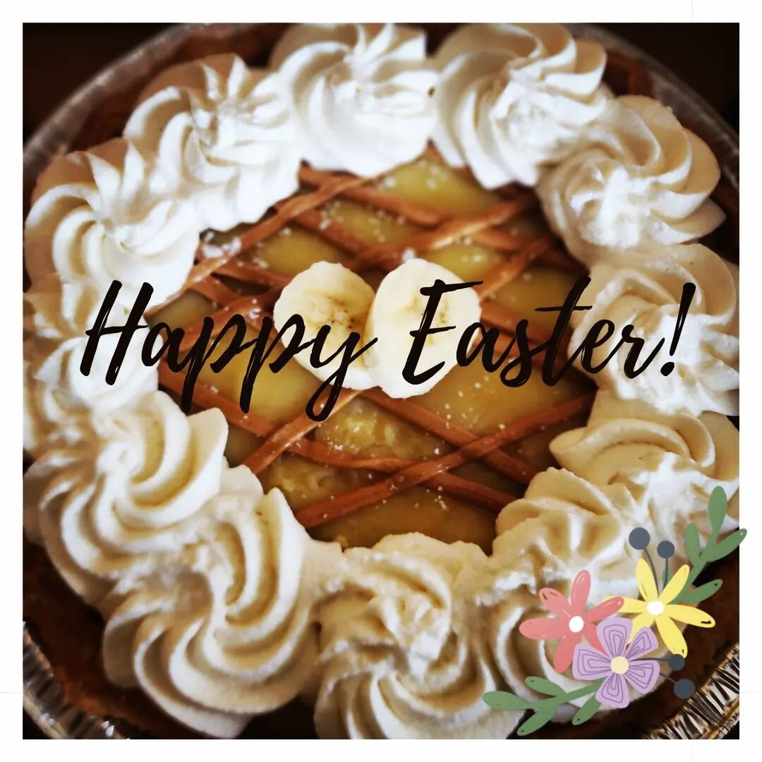 Wishing you and your family a Happy Easter! 💐

Thank you to everyone that brought a little sweetness to their holiday weekend! We hope you enjoy 🥧 

Have a wonderful weekend!

#happyeaster #peanutbutterbanana #springmenu #pie #ITCOY