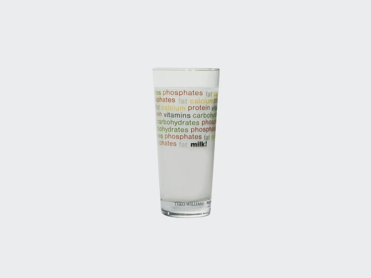 Milk Glass. Designed for Ritzenhoff Germany. 1992 with Marco Zanuso Jr.