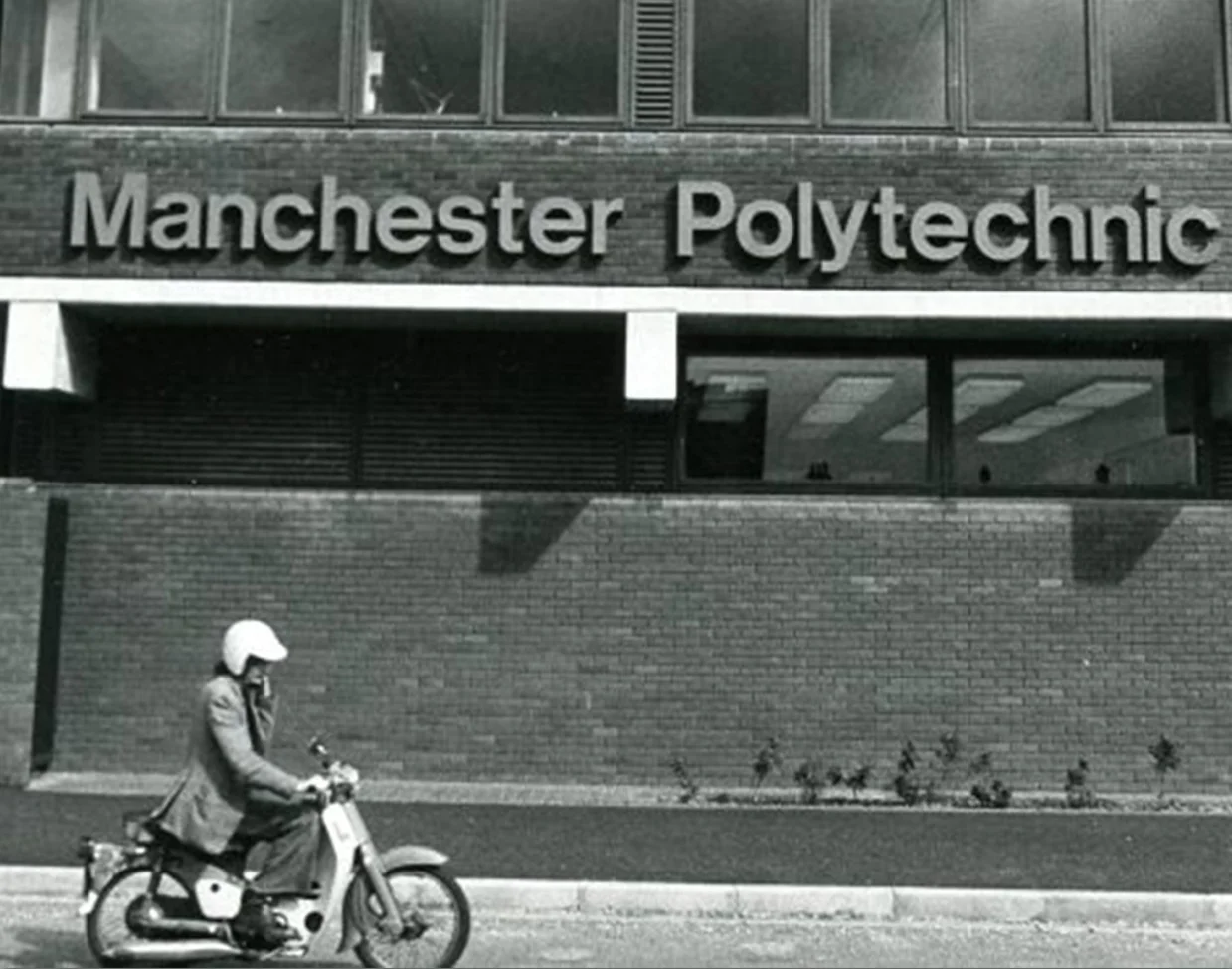 Date. Manchester Polytechnic. Studied Graphic & Industrial Design