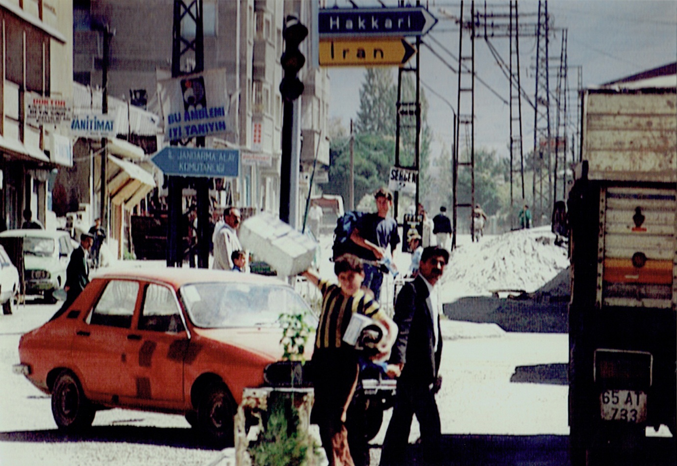 1990. Crossed Turkey into Iran