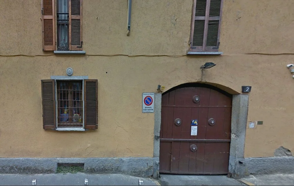 2001. Milan. Opened second studio in Via Fumagalli, on the canal.