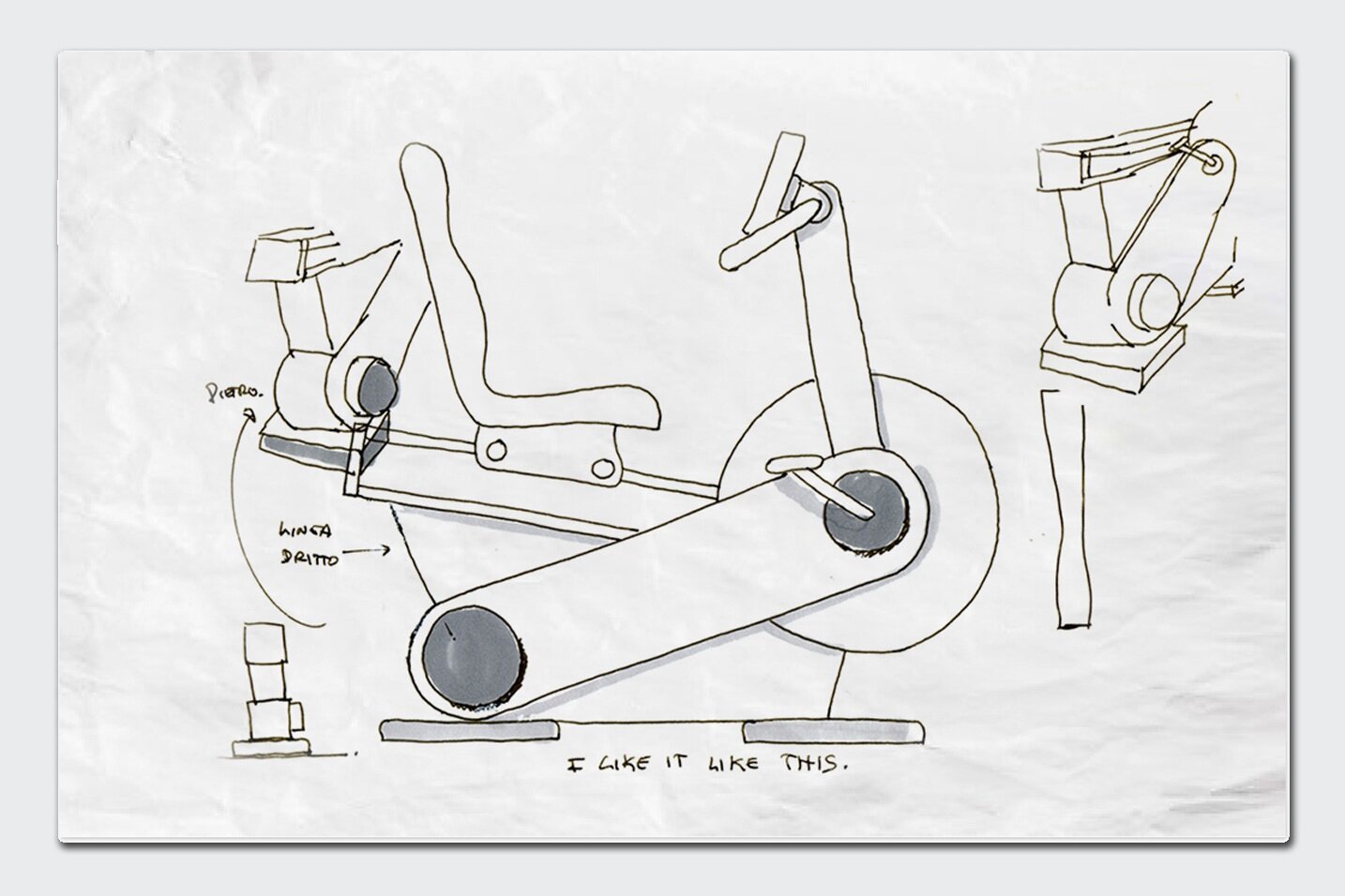 1993. Milan. Designed the XT Cardio range for Technogym