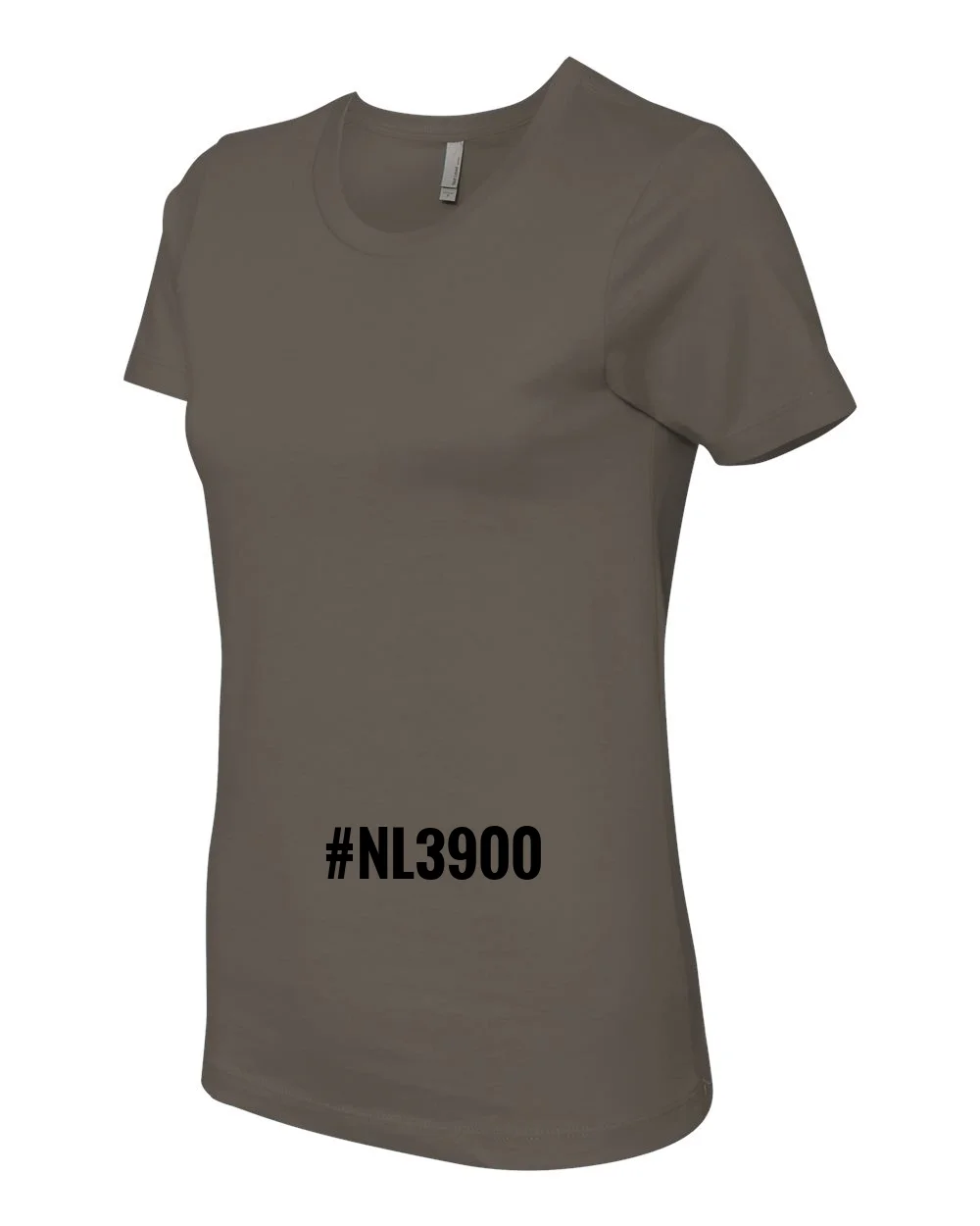 #NL3900 Ladies Boyfriend T-shirt (Warm gray)