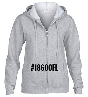 #G18600FL Gildan Heavy Blend Ladies Full Zip Hooded Sweatshirt (sport Grey)