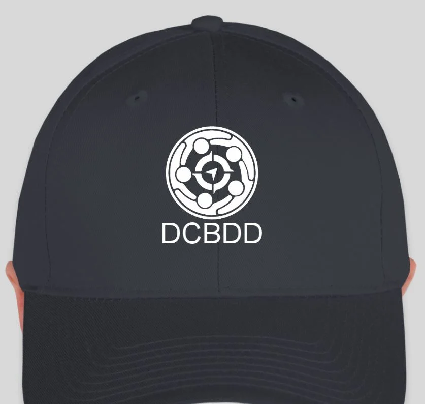 dcbdd hat with all white logo.JPG