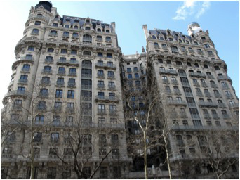 The Ansonia Hotel, New York.