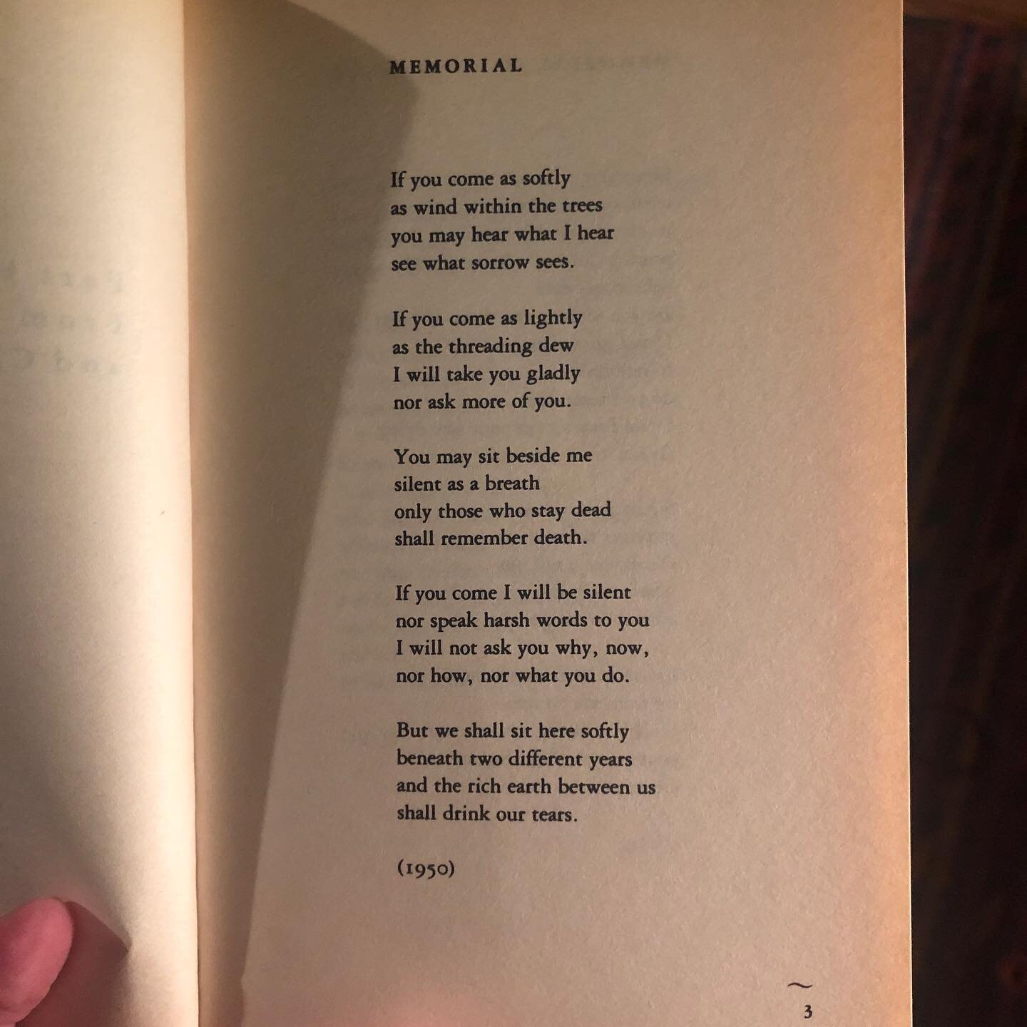 I am thinking about &ldquo;Memorial&rdquo;, the first poem in Audre Lorde&rsquo;s &ldquo;Undersong.&rdquo; I&rsquo;m wondering about the poems Lorde wrote while living on Spring Street two years after this poem was written. I hope that they are held 