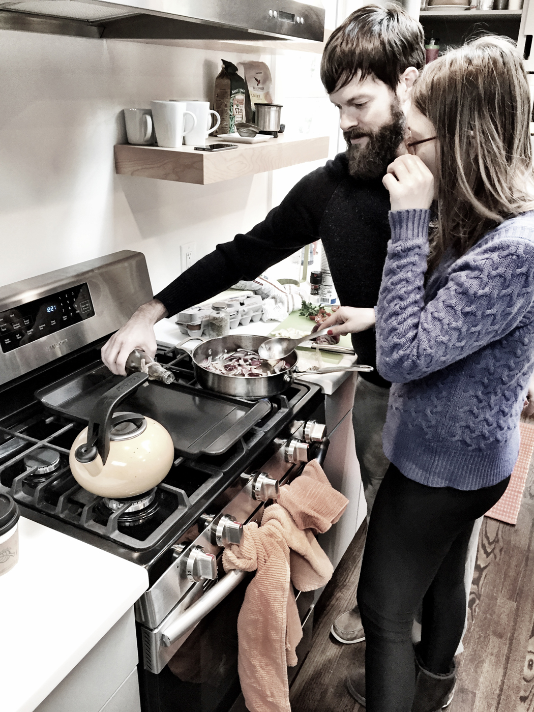 Do people usually photograph you when you're cooking?