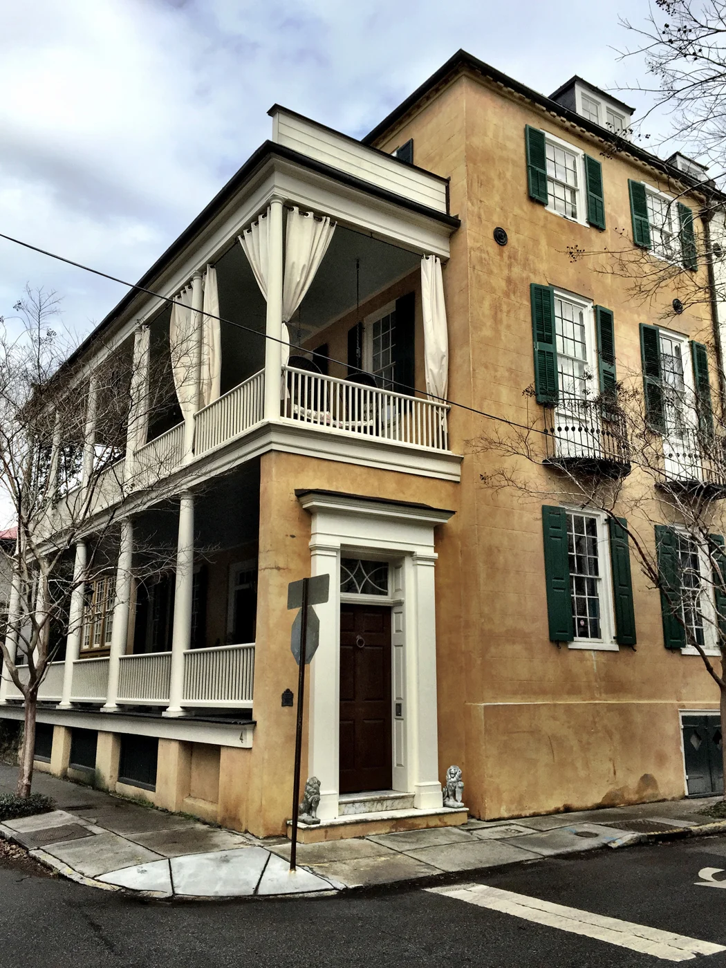 The Charleston single house is the most common building type in Charleston.