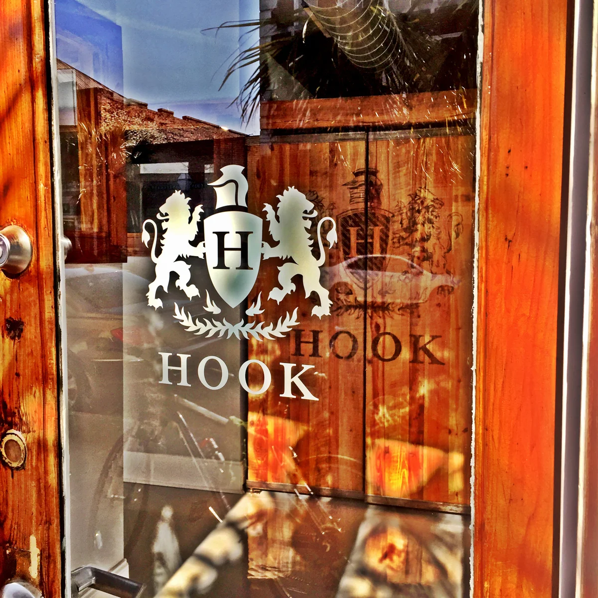 I will admit, I know nothing about Hook except that I dig their storefront. I googled it and apparently they are an advertising company. Their advertising worked!
