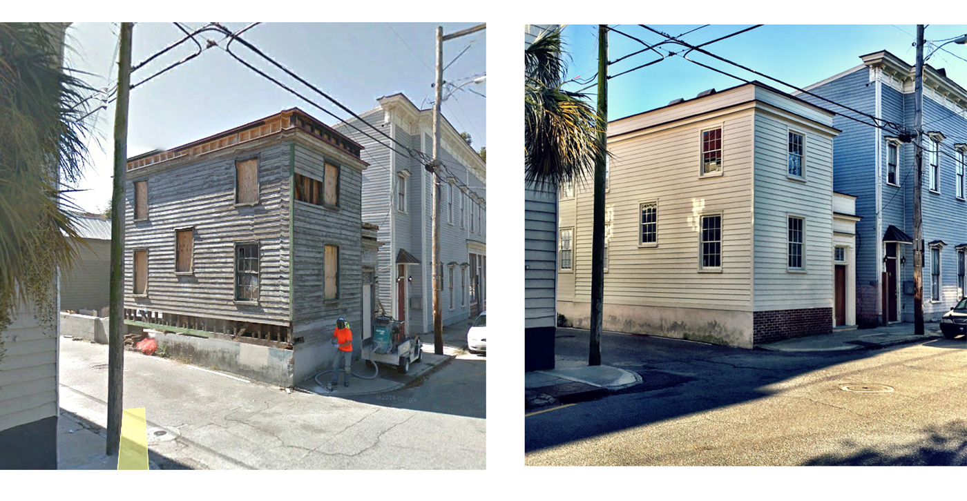 This house is catty-corner to our house. If you saw the house today you would have never imagined that it was in that state of disrepair.