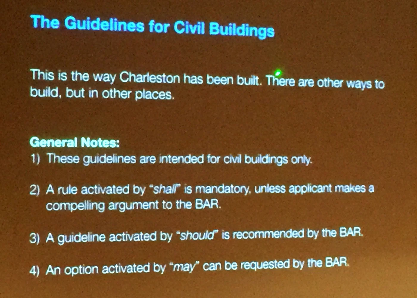 Guidelines for Civil Buildings