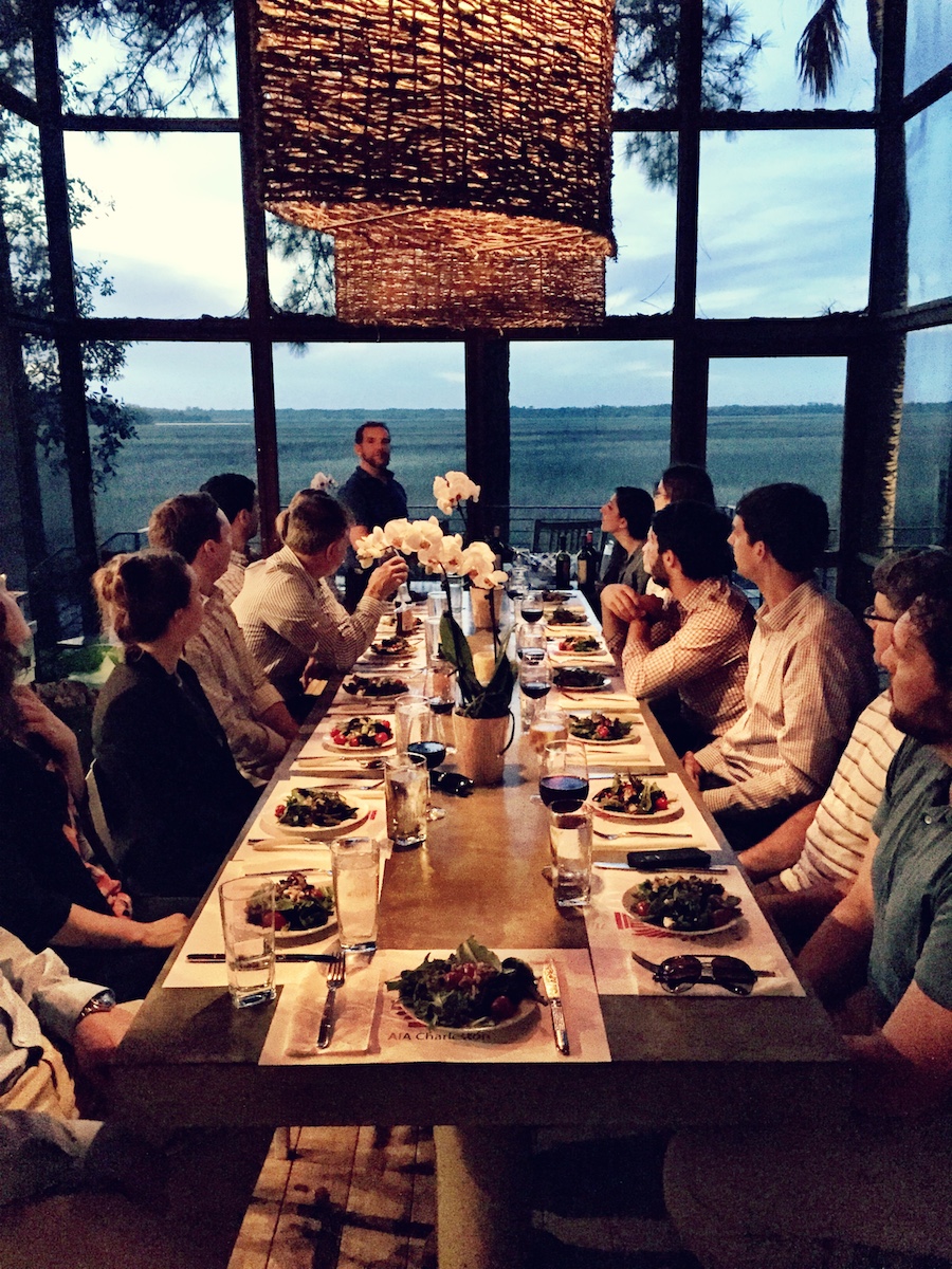 That's Chris at the far end of the table.
