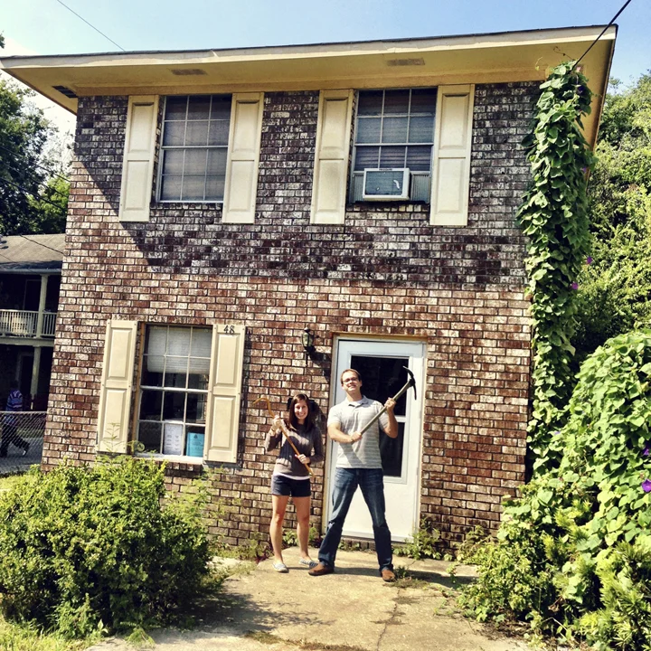 Day one of our first home.
