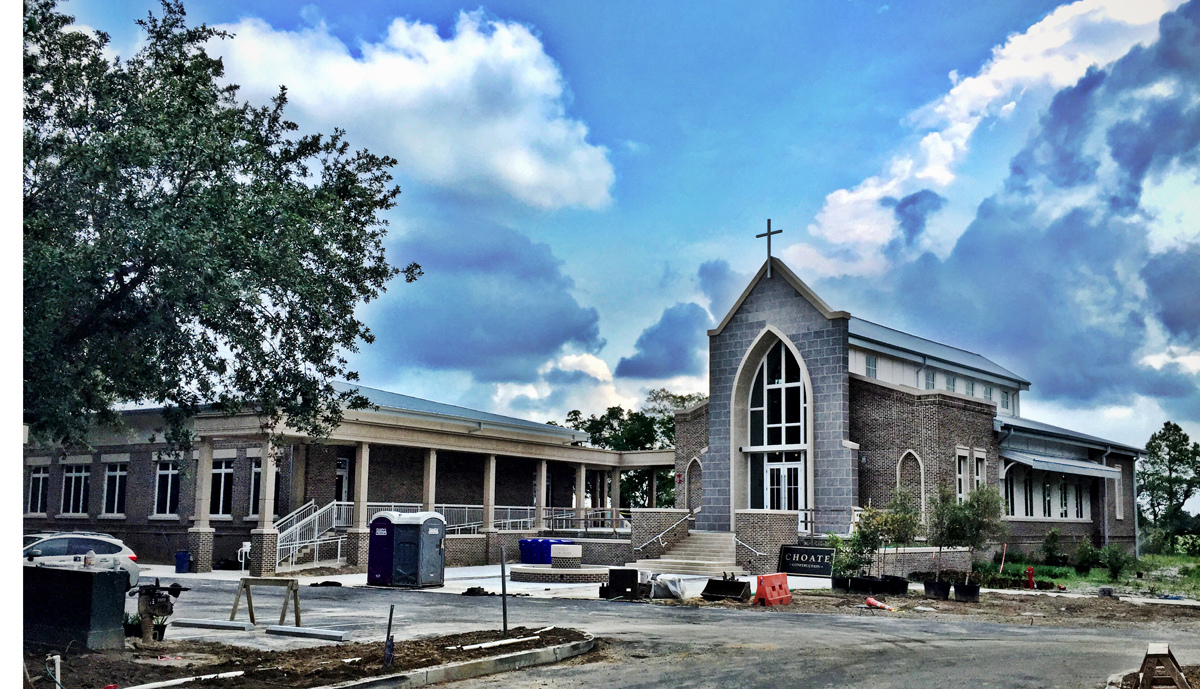 A recent picture of the chapel. It will open later this month.
