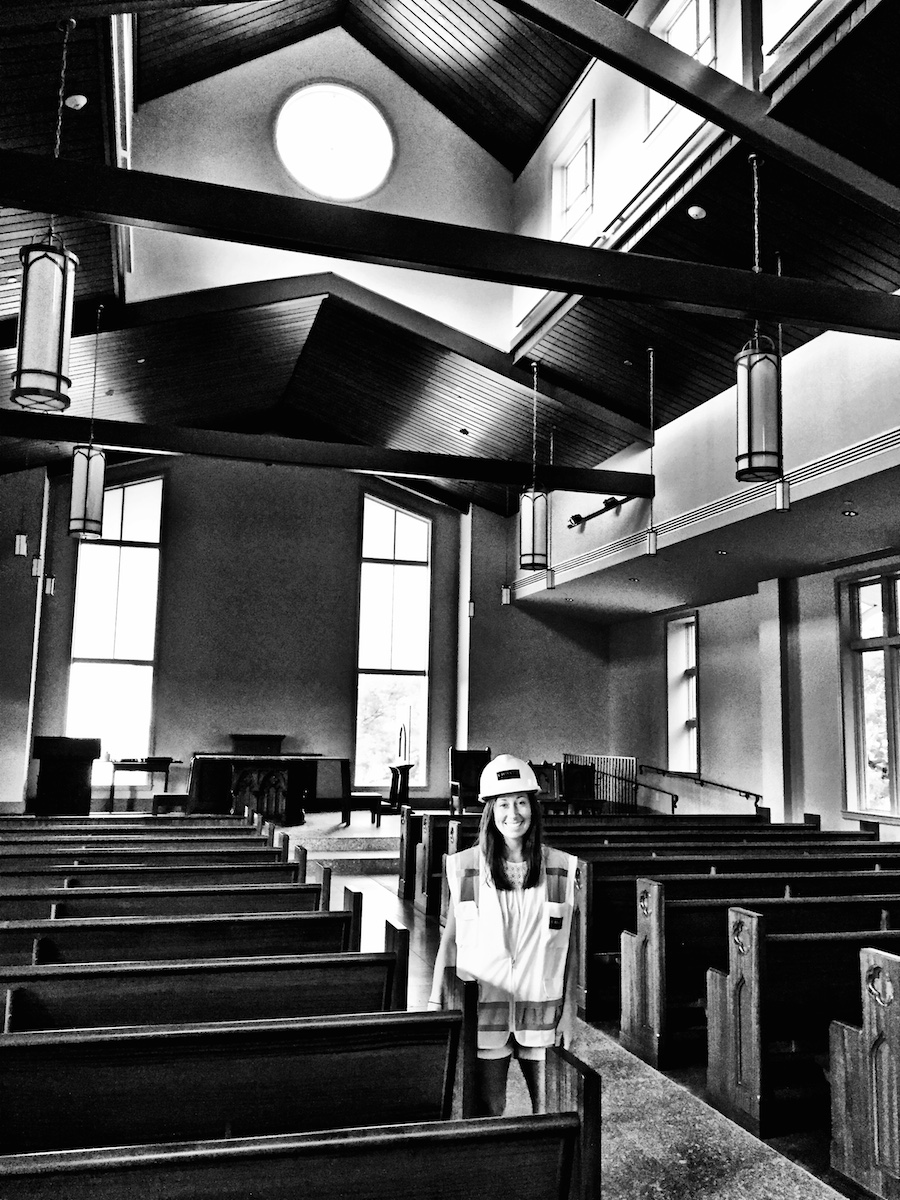 A picture of D in the chapel.